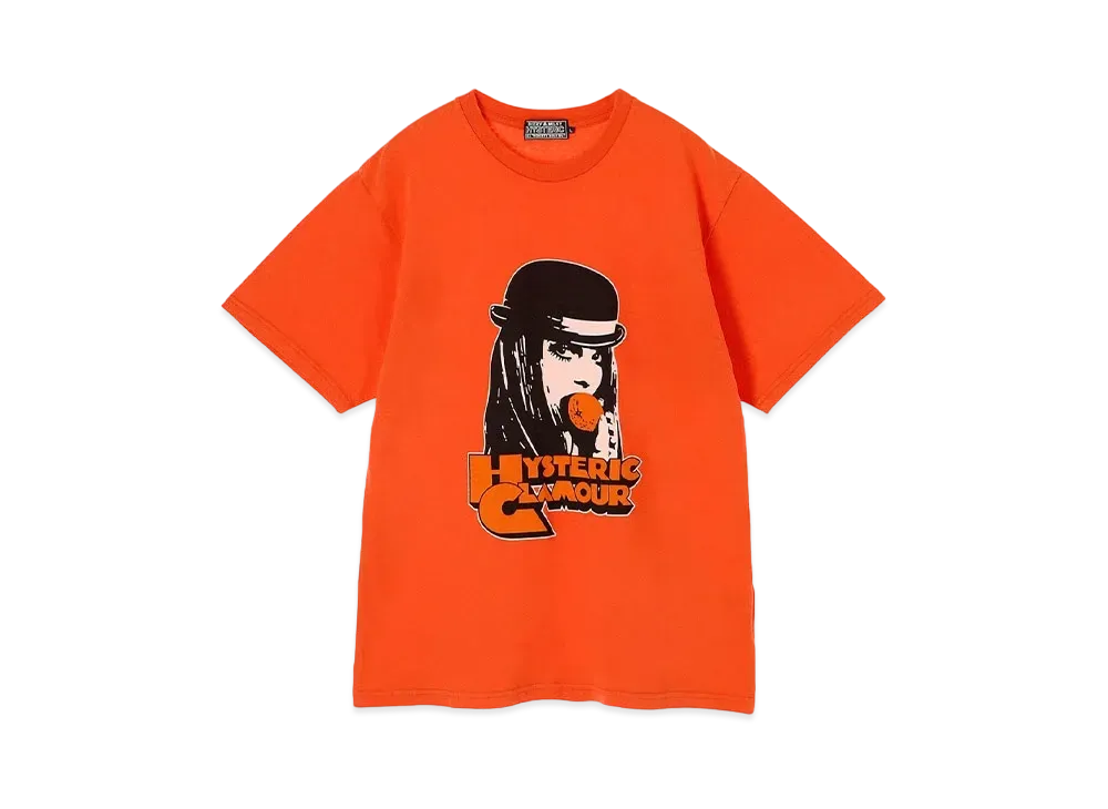 HYSTERIC GLAMOUR HYS Plus Tee "Orange"