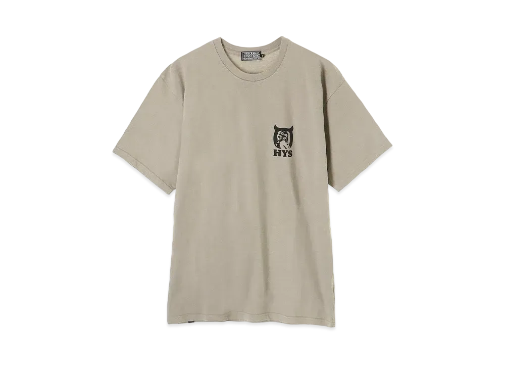 HYSTERIC GLAMOUR Hotter Than Hell Tee "Khaki"