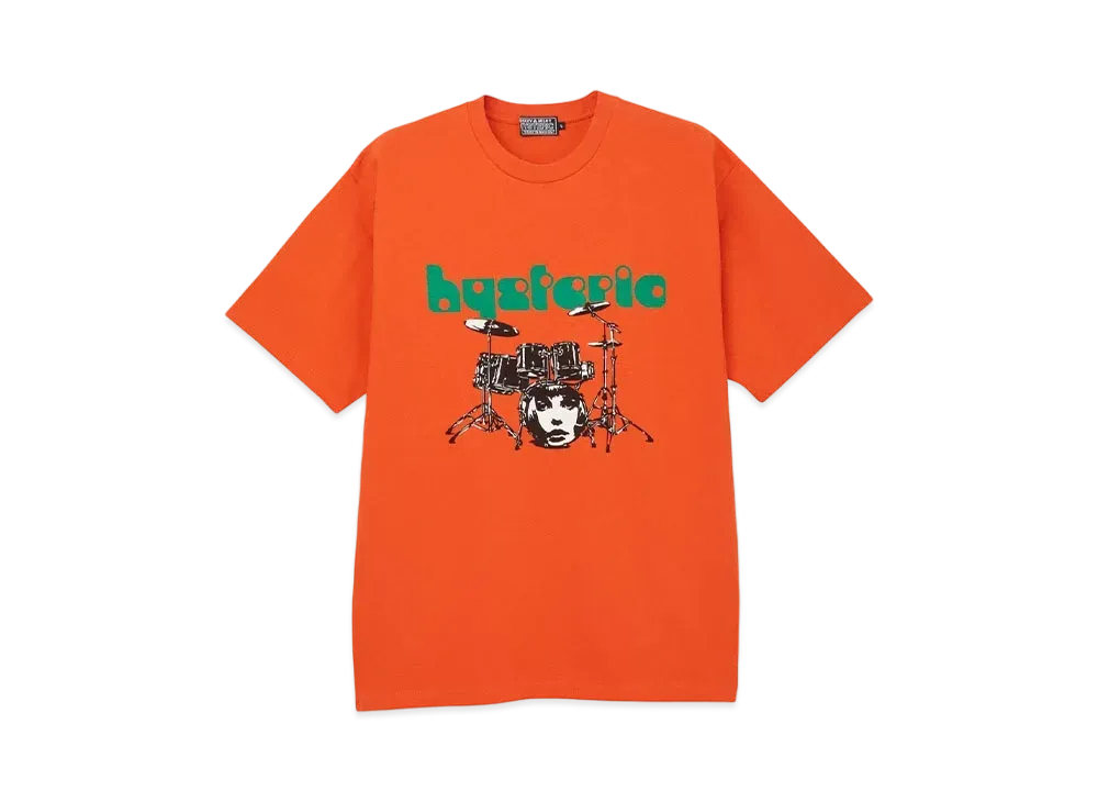 HYSTERIC GLAMOUR Drum Kit Tee "Orange"
