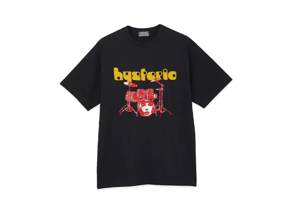 HYSTERIC GLAMOUR Drum Kit Tee "Black"