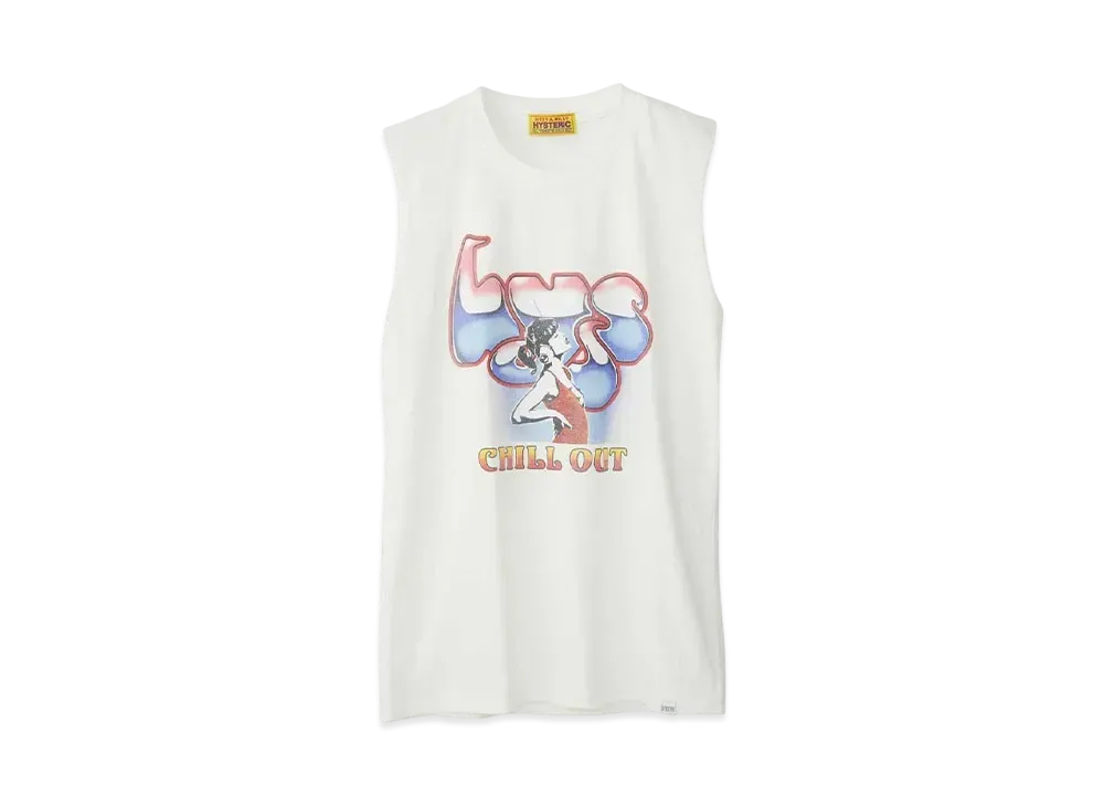 HYSTERIC GLAMOUR Sound Of Chill Out No Sleeve "White"