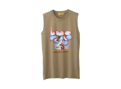 HYSTERIC GLAMOUR Sound Of Chill Out No Sleeve "Khaki"