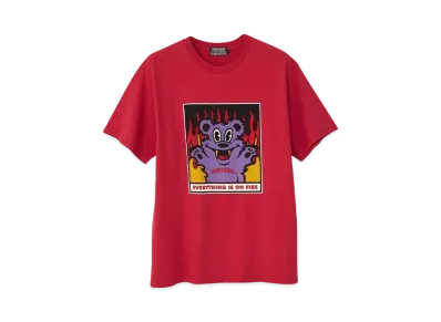 HYSTERIC GLAMOUR On Fire Tee "Red"