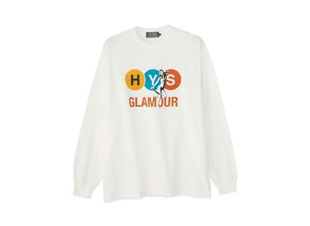 HYSTERIC GLAMOUR Subway Tee "White"