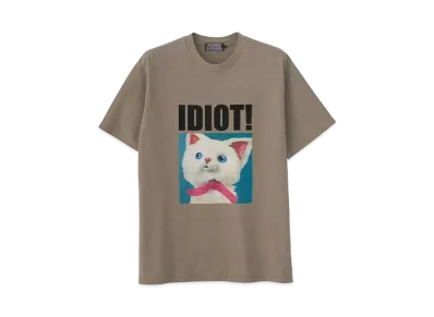 HYSTERIC GLAMOUR Idiot Cat Tee "Khaki"