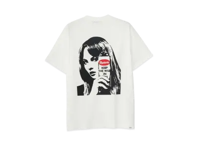 HYSTERIC GLAMOUR Graffiti Girl Tee "White"