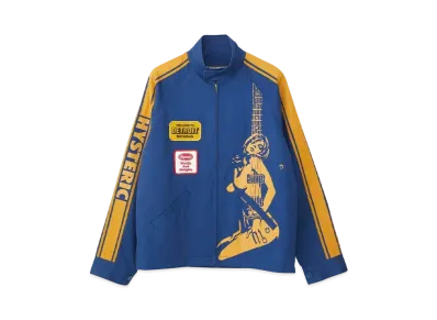 HYSTERIC GLAMOUR Detroit Rock Racing Jacket "Blue"