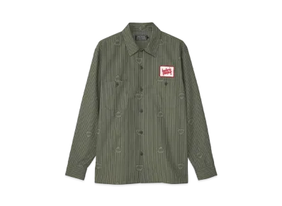 HYSTERIC GLAMOUR Sound Vibration Engineer Shirt "Khaki"
