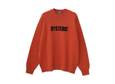 HYSTERIC GLAMOUR The Bad Girls Knit Sweater "Orange"