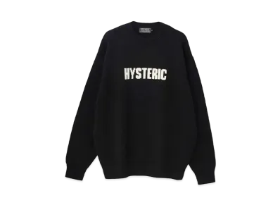 HYSTERIC GLAMOUR The Bad Girls Knit Sweater "Black"
