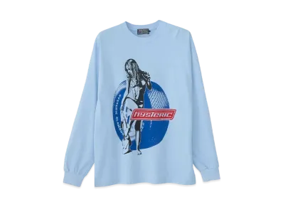 HYSTERIC GLAMOUR Hysteric Motor Girl T-Shirt "Blue"