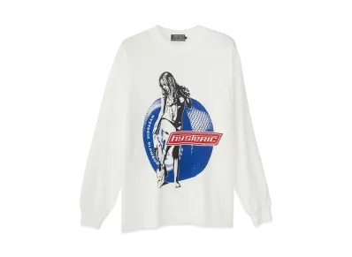 HYSTERIC GLAMOUR Hysteric Motor Girl T-Shirt "White"