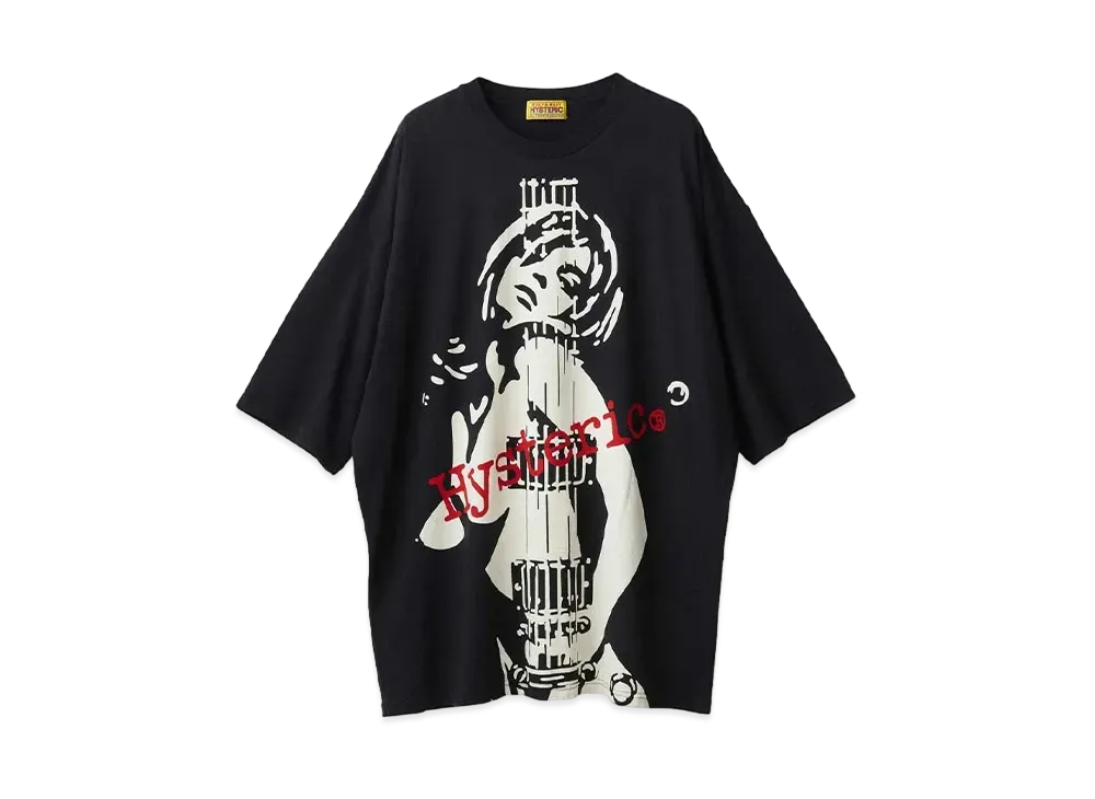 HYSTERIC GLAMOUR Guitar Girl One Piece "Black"
