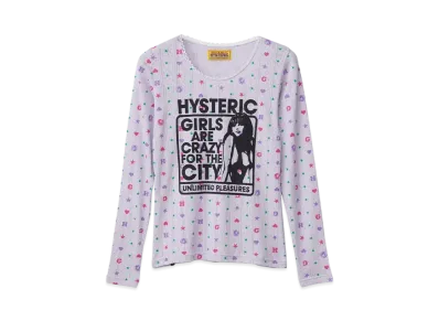 HYSTERIC GLAMOUR Girl Are Crazy Chibi T-Shirt "Purple"