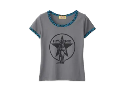 HYSTERIC GLAMOUR Star Bright Chibi T-Shirt "Charcoal Gray"