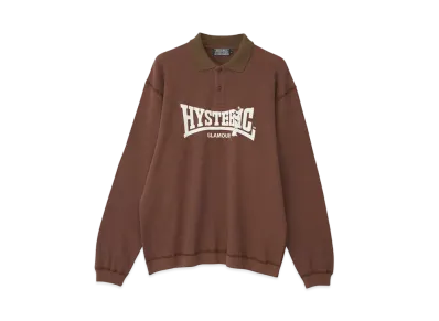 HYSTERIC GLAMOUR Compression Logo Shirt "Brown"