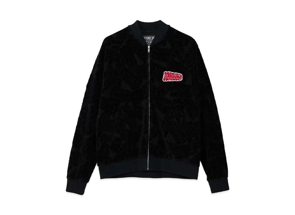 HYSTERIC GLAMOUR Flame Logo Jacquard Jumper "Black"
