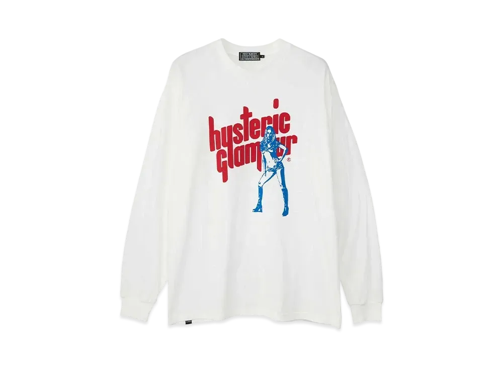 HYSTERIC GLAMOUR Sound Vibration T-Shirt "White"