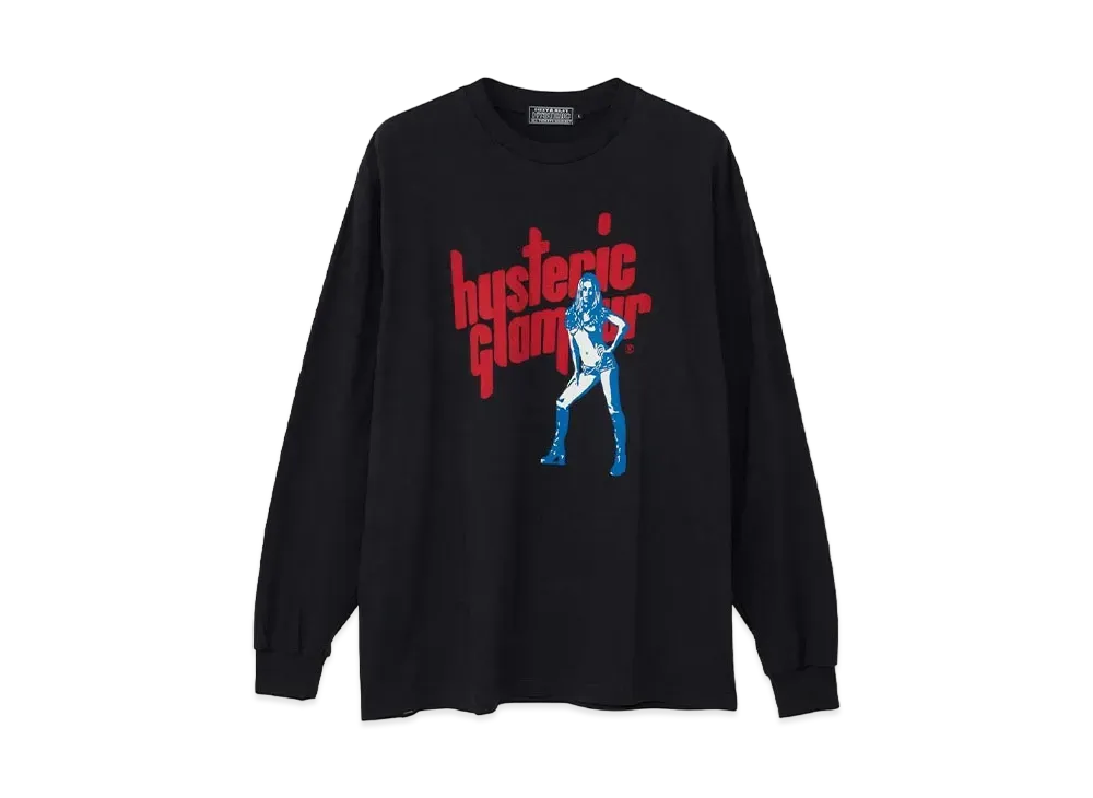 HYSTERIC GLAMOUR Sound Vibration T-Shirt "Black"
