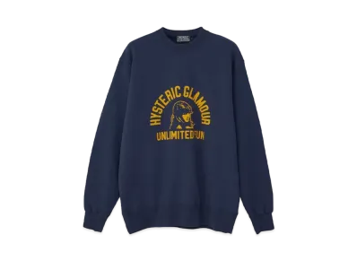 HYSTERIC GLAMOUR Unlimited Fun Sweatshirt "Navy"