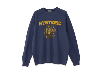 HYSTERIC GLAMOUR H School Sweatshirt "Navy"