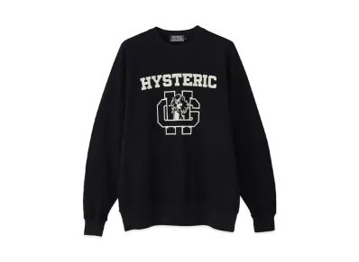 HYSTERIC GLAMOUR H School Sweatshirt "Black"