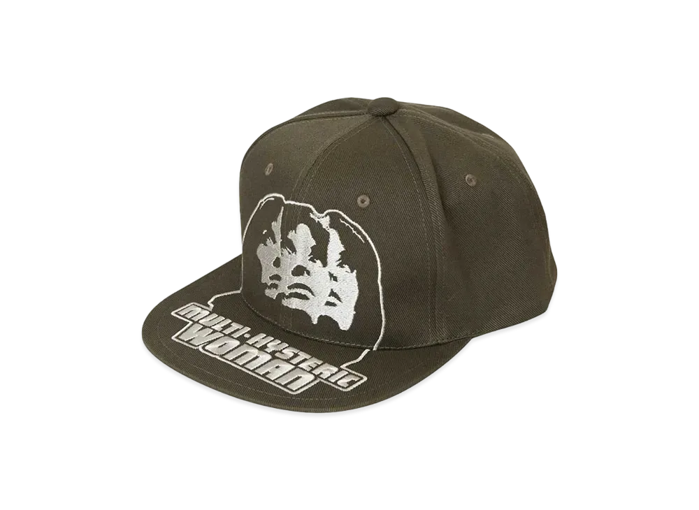 HYSTERIC GLAMOUR Multi Hysteric Woman Embroidery Cap "Khaki"