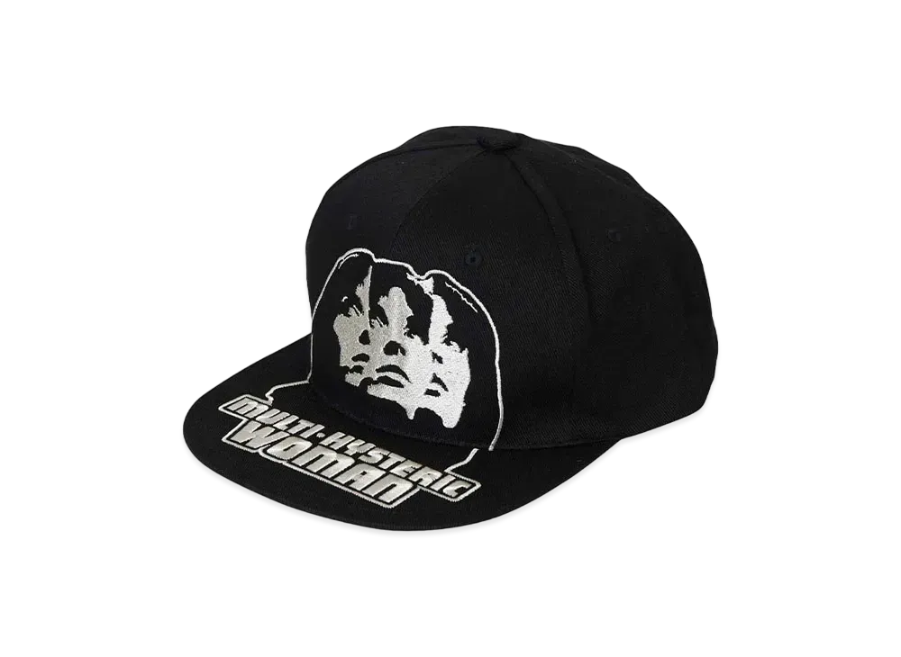 HYSTERIC GLAMOUR Multi Hysteric Woman Embroidery Cap "Black"
