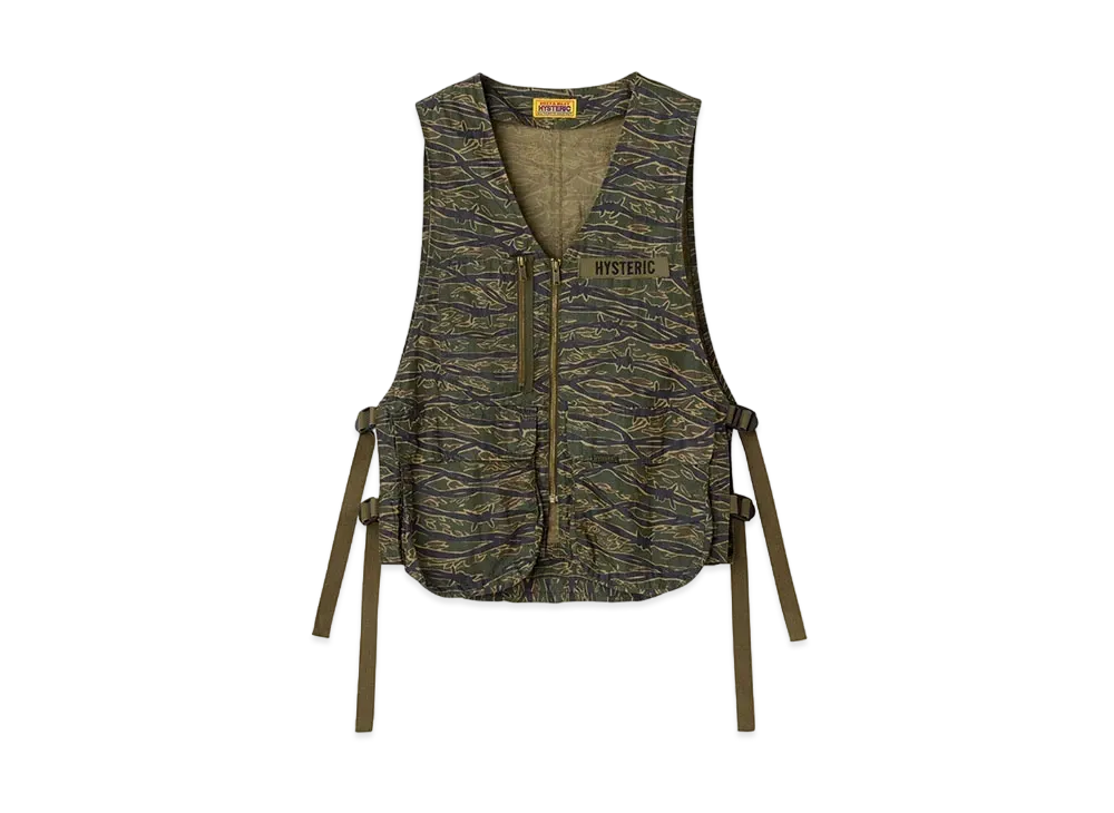 HYSTERIC GLAMOUR Technical Vest "Khaki"