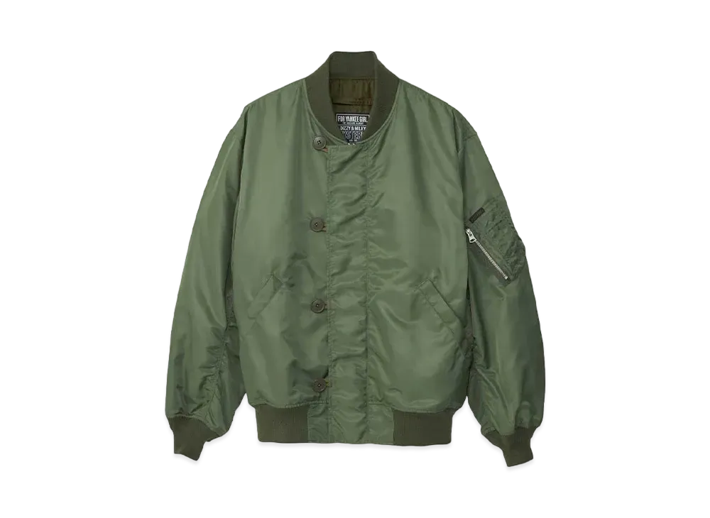 HYSTERIC GLAMOUR Flight Jacket "Khaki #1"