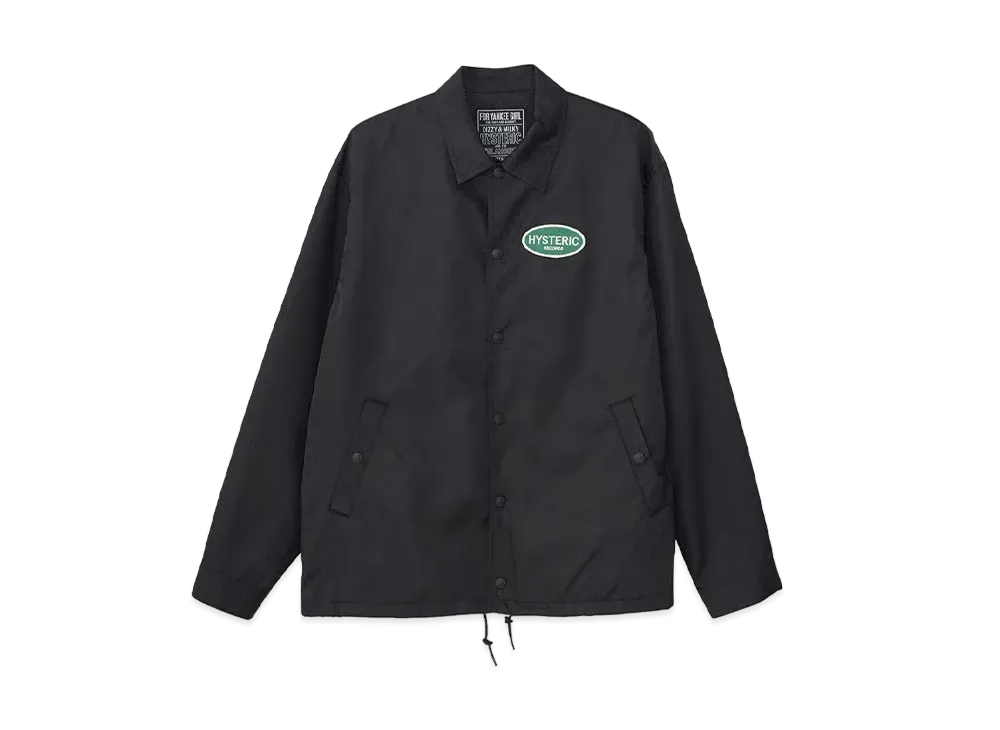 HYSTERIC GLAMOUR Hysteric Records Coach Jacket "Black"