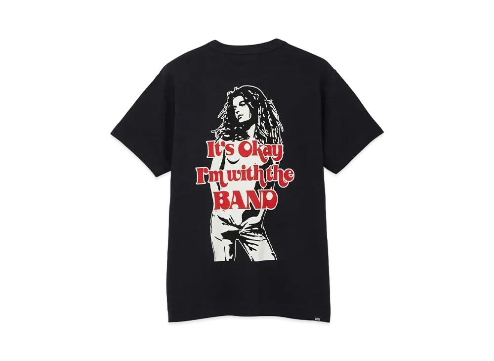 HYSTERIC GLAMOUR I'm With The Band T-Shirt "Black"