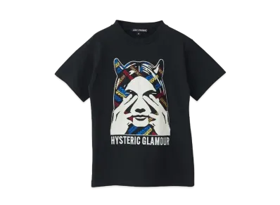 HYSTERIC GLAMOUR See No Evi Lembroidery T-Shirt "Black"