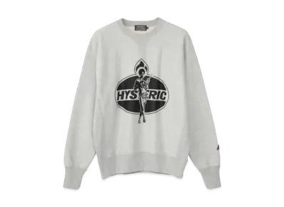 HYSTERIC GLAMOUR Dynamite Angel Sweat "Top Gray"