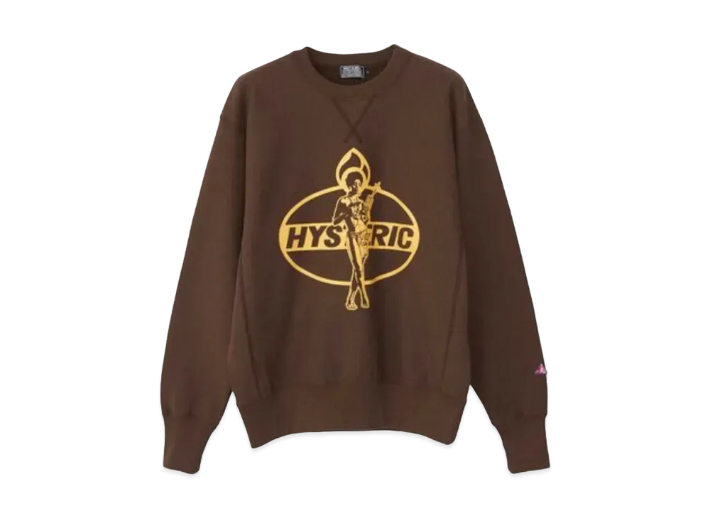 HYSTERIC GLAMOUR Dynamite Angel Sweat "Brown"