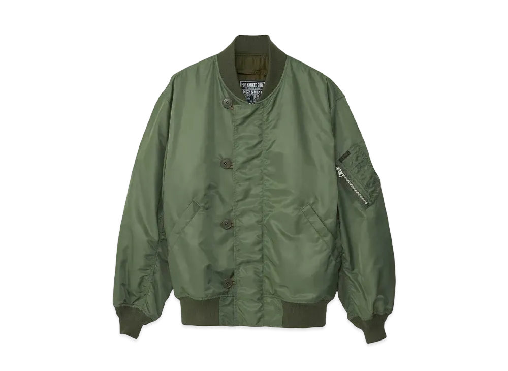 HYSTERIC GLAMOUR Flight Jacket "Khaki"
