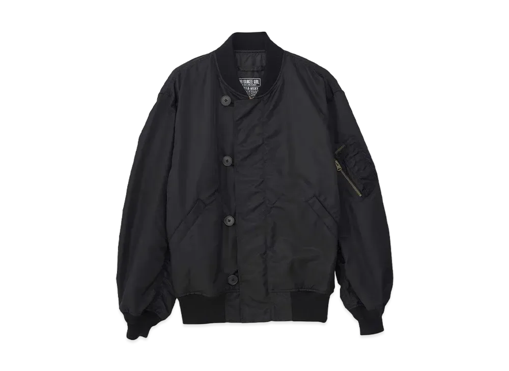 HYSTERIC GLAMOUR Flight Jacket "Black"