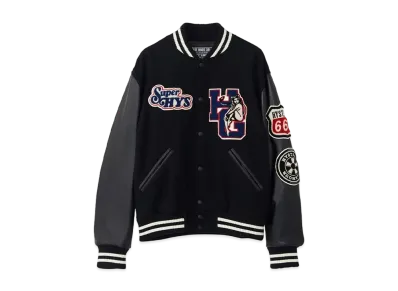 HYSTERIC GLAMOUR Motor City Fever Stadium Jacket "Black"