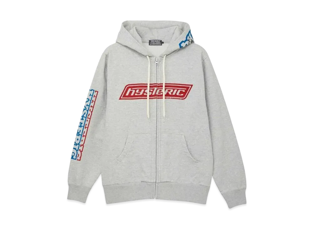 HYSTERIC GLAMOUR HG Box Logo Hoodie "Top Gray"