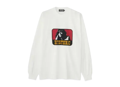 HYSTERIC GLAMOUR Untamed Girl T-Shirt "White"