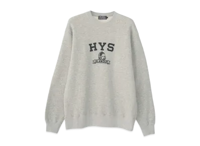 HYSTERIC GLAMOUR The Hys League Sweatshirt "Top Gray"