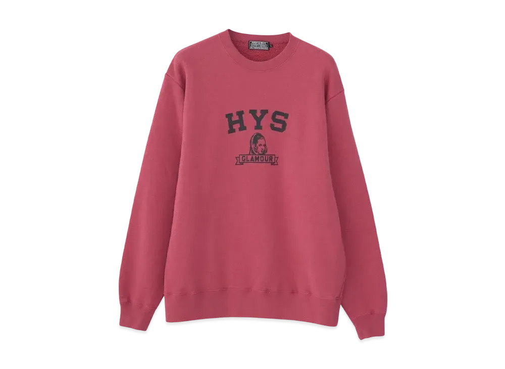 HYSTERIC GLAMOUR The Hys League Sweatshirt "Pink"
