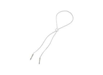 HYSTERIC GLAMOUR Hysteric Woman Loop Tie Necklace "Silver"