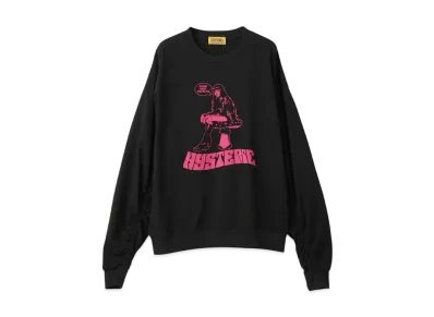 HYSTERIC GLAMOUR Come Trip Whth Me Oversized T-Shirt "Black"