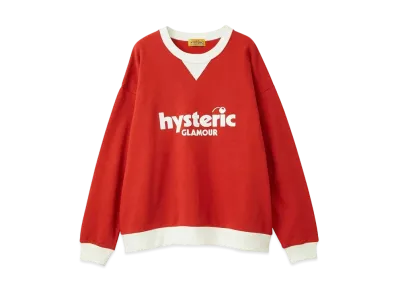 HYSTERIC GLAMOUR Cherry Logo Oversized Sweatshirt "Red"