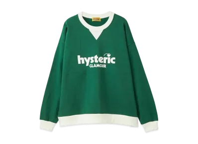 HYSTERIC GLAMOUR Cherry Logo Oversized Sweatshirt "Green"