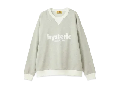 HYSTERIC GLAMOUR Cherry Logo Oversized Sweatshirt "Top Gray"