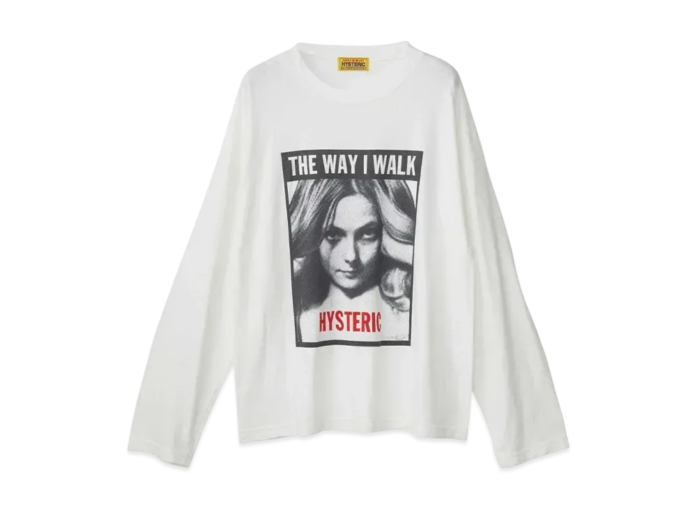 HYSTERIC GLAMOUR The Way T-Shirt "White"