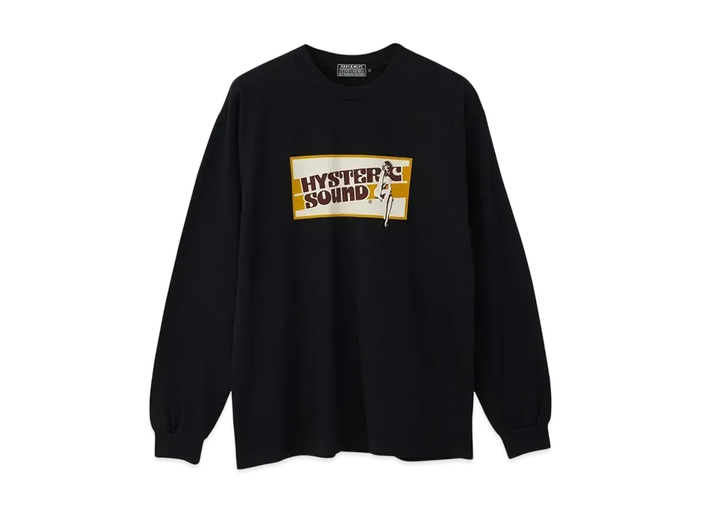 HYSTERIC GLAMOUR Hysteric Sound T-Shirt "Black"