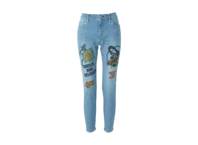HYSTERIC GLAMOUR Hysteric Spy Skinny Denim Pants "Blue"